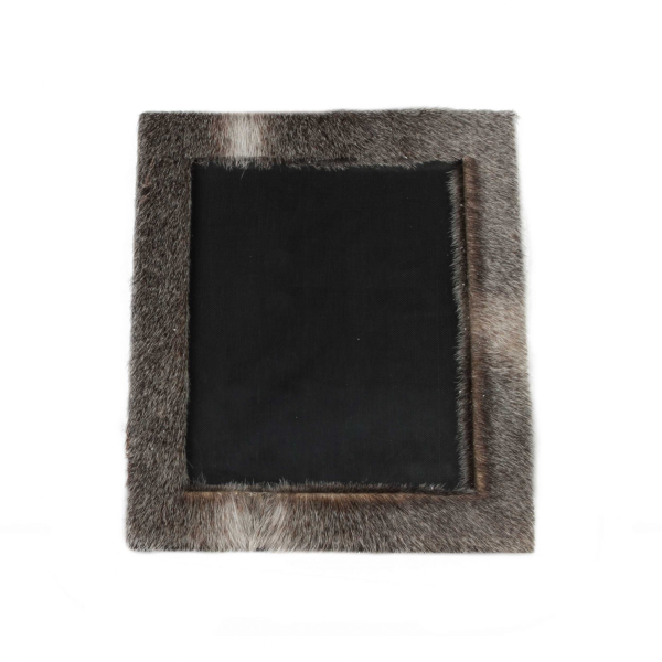 8" x 10" Gray Cowhide Tabletop Picture Frame - Image 2