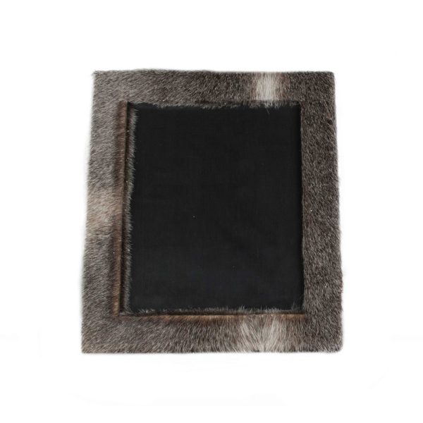 8" x 10" Gray Cowhide Tabletop Picture Frame - Image 3