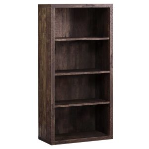 48" Brown Wood Bookcase