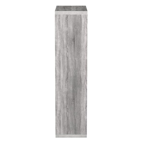 48" Gray Wood Bookcase - Image 2