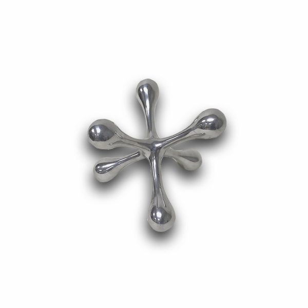 5" Silver Finish Decorative Jack - Image 2