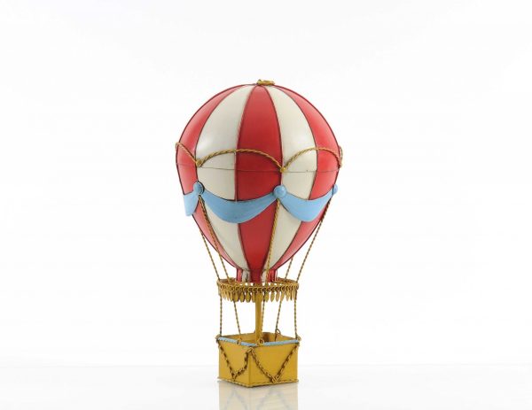 8.5" X 8.5" X 14.5" Vintage Hot Air Balloon - Image 2