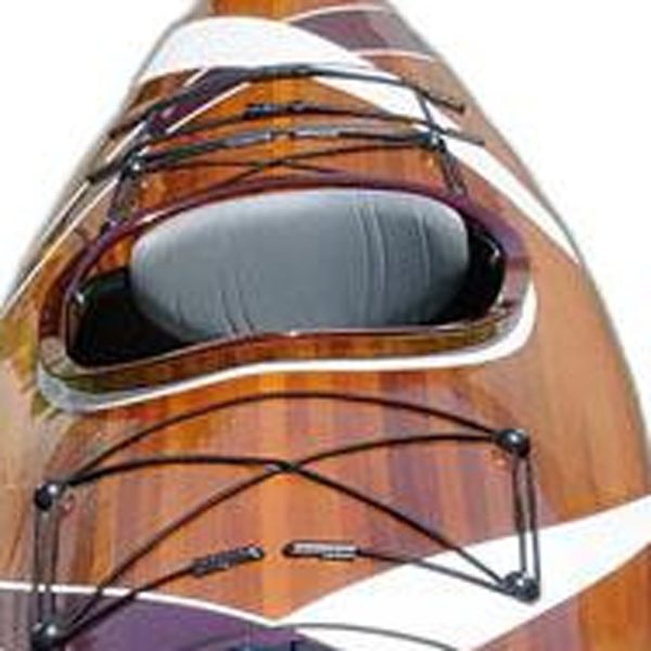 24" X 177" X 13.5" White And Purple Ribbonwooden Kayak - Image 2
