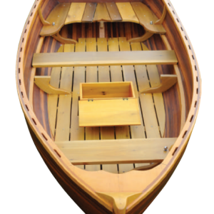 51" X 118.5" X 27.75" Matte Finishlittle Bear Wooden Dinghy