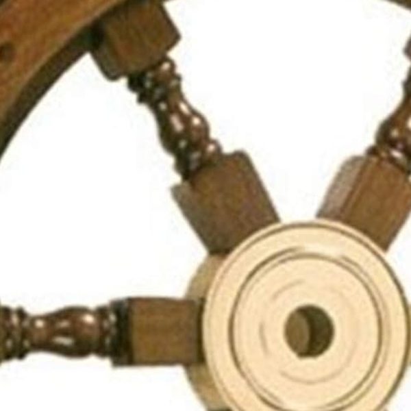 30" X 30" X 2" Ship Wheel - Image 2