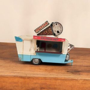 Ice Cream Trailer Metal Model