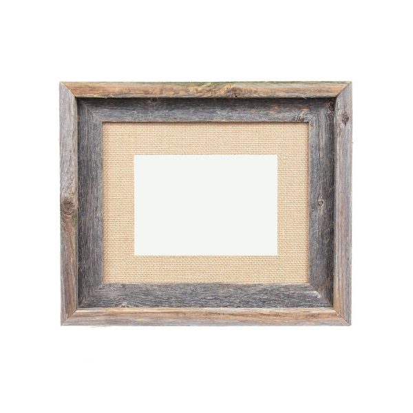 11X14 Rustic Burlap Picture Frame With Plexiglass - Image 3