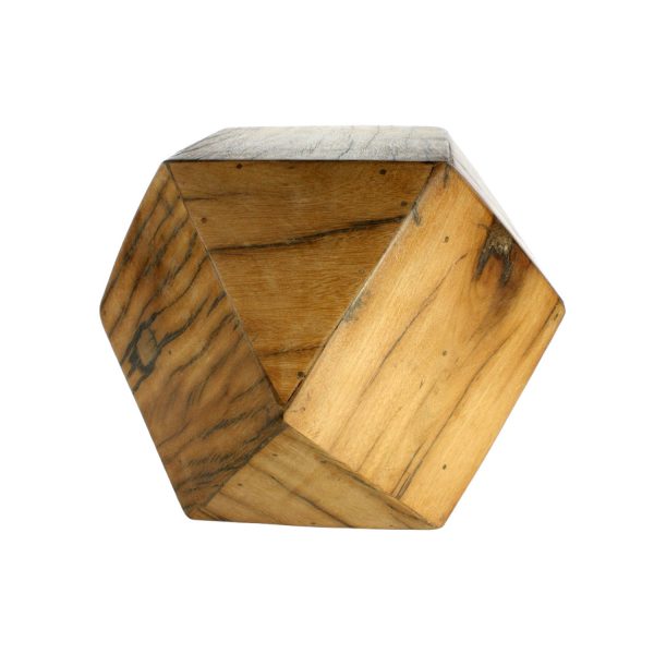 Wooden Geometric Sculpture - Image 2