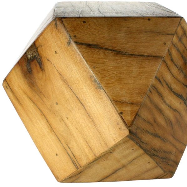 Wooden Geometric Sculpture - Image 3