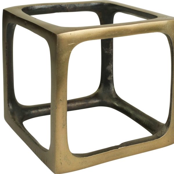 Jumbo Cast Aluminum Square Sculpture - Image 2