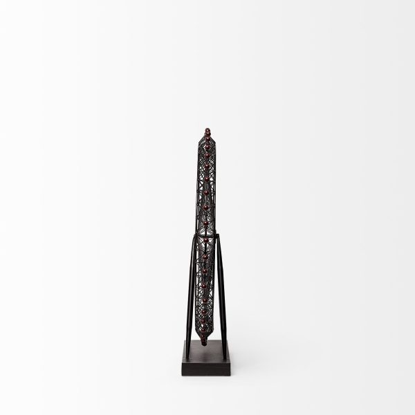 Black Metal London Eye Sculpture - Image 3