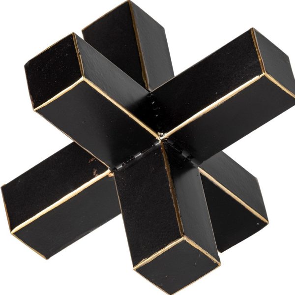 Petite Black And Gold Metal Decorative Jack - Image 3