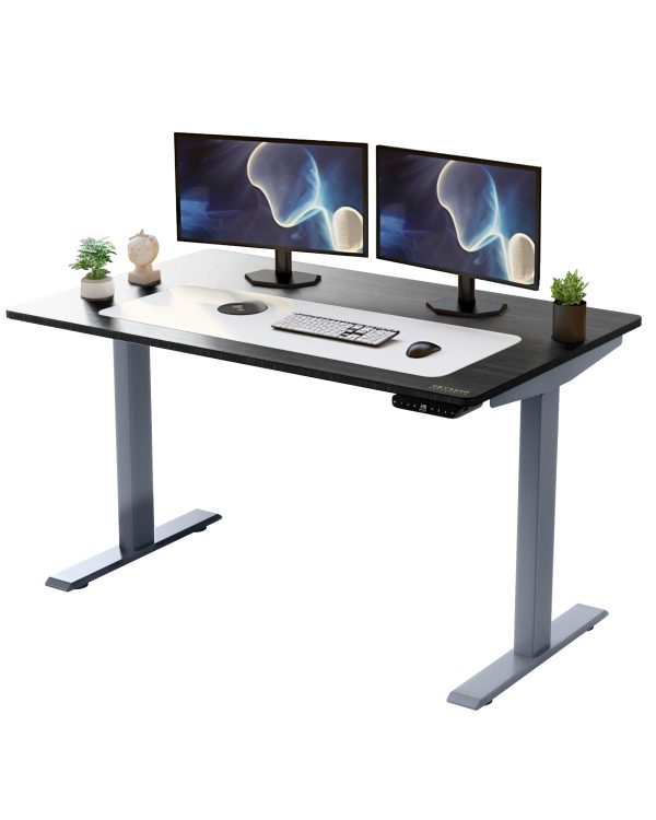 30" Adjustable Black and Gray Standing Desk - Image 3