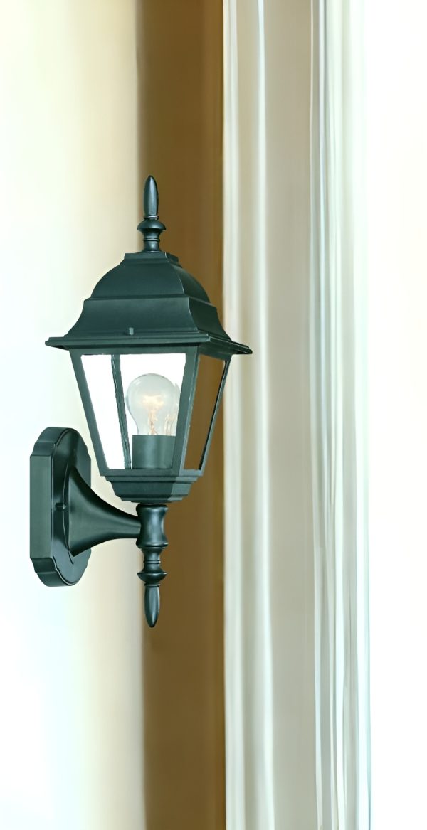 Matte Black Swing Arm Outdoor Wall Light - Image 2