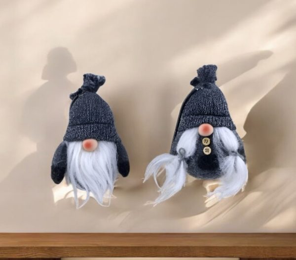 Set of 2 Boy and Girl Hanging Gnomes - Image 2