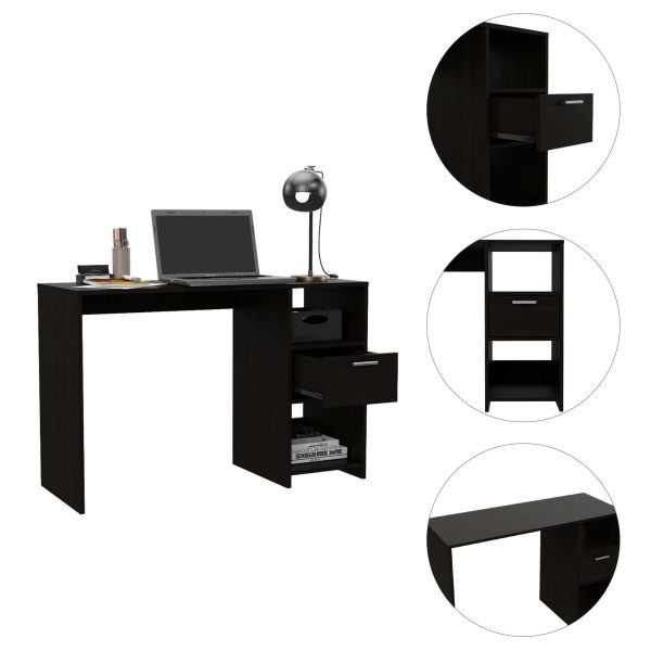 43" Black Computer Desk - Image 2