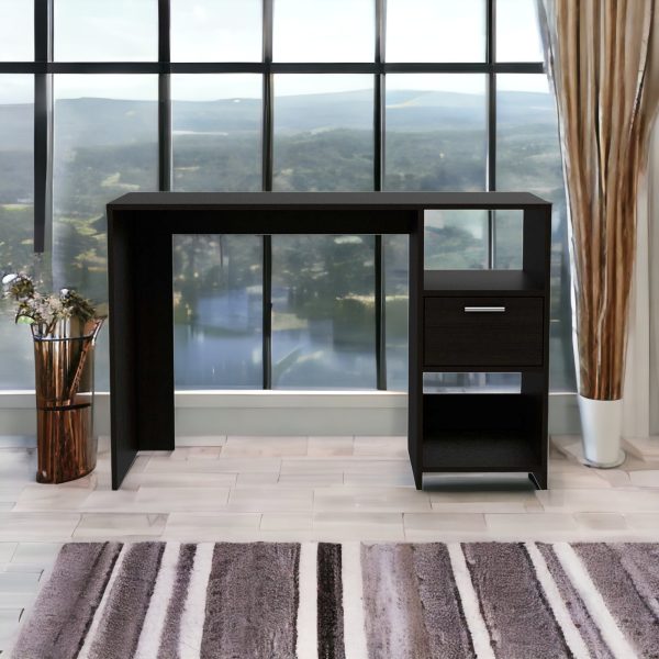 43" Black Computer Desk - Image 3