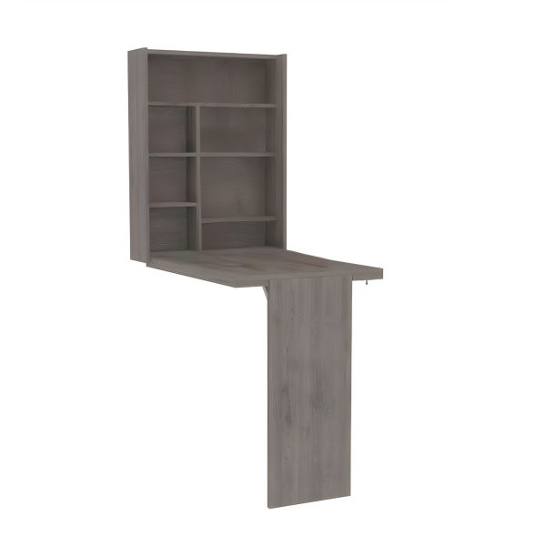 24" Light Gray Floating Desk - Image 2