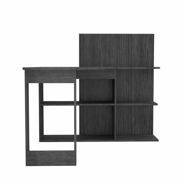 47" Gray L Shape Computer Desk - Image 3