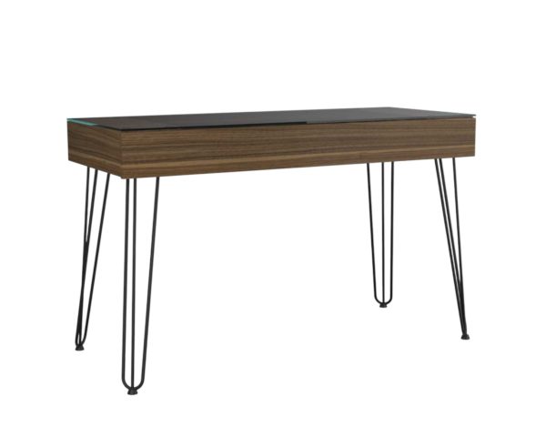 47" Brown and Black Computer Desk - Image 3