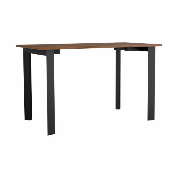 47" Brown and Black Computer Desk - Image 3