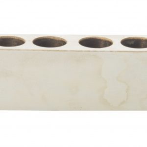 Distressed White 12 Hole Sugar Mold Candle Holder