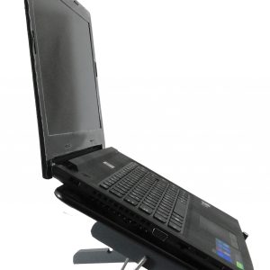 Black Adjustable Five Level Ergonomic Laptop Stand