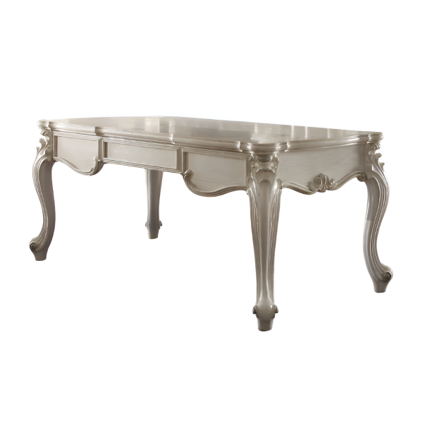72" White Wood Executive Desk With Three Drawers - Image 2