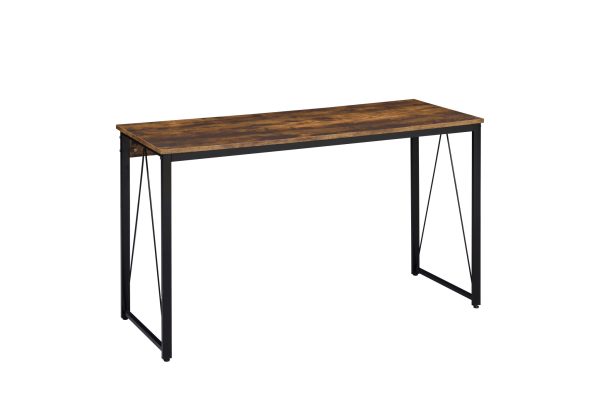 47" Brown and Black Writing Desk - Image 2