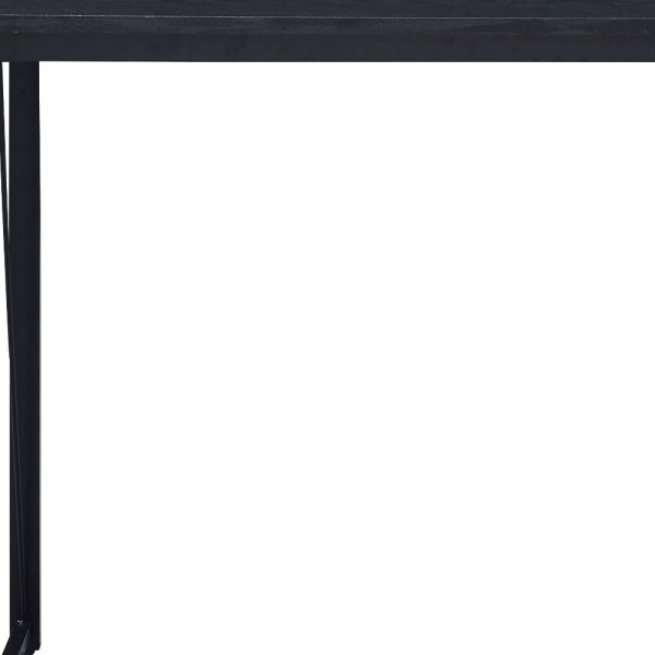 47" Black Writing Desk - Image 3