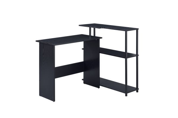 39" Black L Shape Writing Desk - Image 3