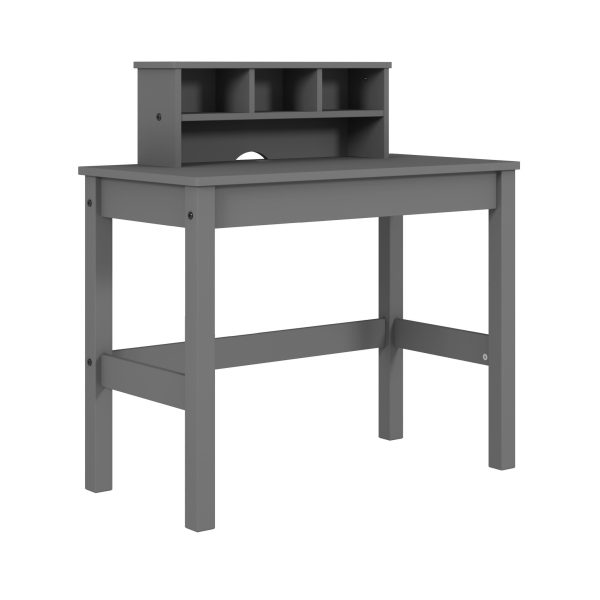 35" Gray Writing Desk - Image 2