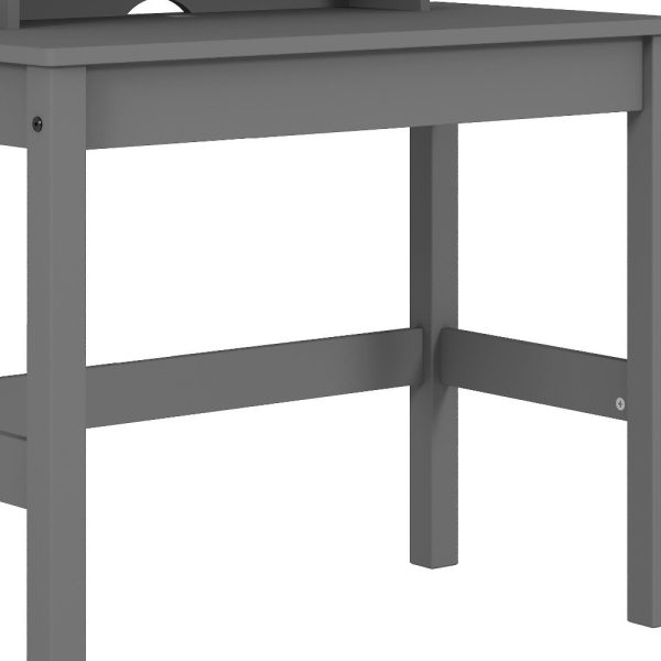 35" Gray Writing Desk - Image 3
