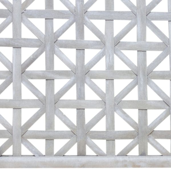 Set of Two 19" X 33" Gray Geometric Solid Wood Wall Decor - Image 2