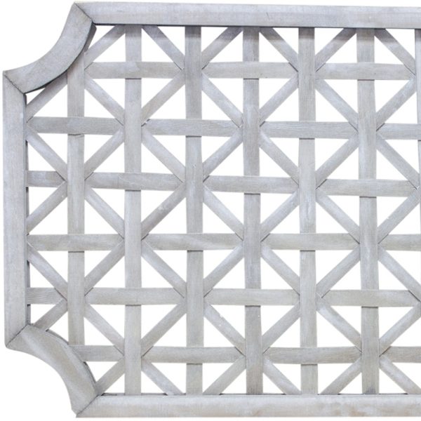 Set of Two 19" X 33" Gray Geometric Solid Wood Wall Decor - Image 3