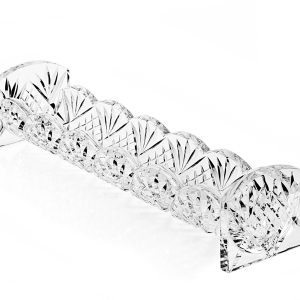 10" Rectangular Cut Crystal Cracker Tray