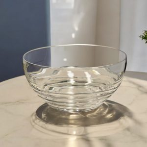 10" Clear Acrylic Round Salad Bowl