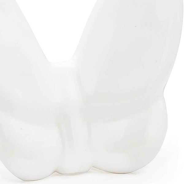 3" White Crystal Butterfly Figurine Tabletop Sculpture - Image 3