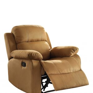 36" Brown Microfiber Recliner