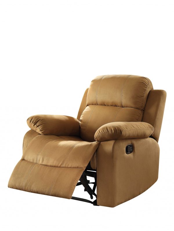 36" Brown Microfiber Recliner - Image 4