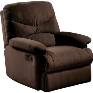 35" Chocolate Microfiber Recliner