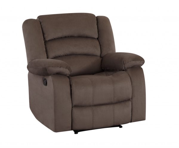 40" Contemporary Brown Fabric Chair - Image 2