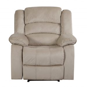 40" Contemporary Beige Fabric Chair