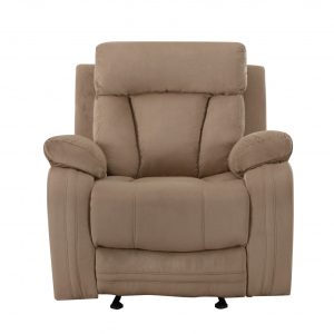 40" Modern Beige Fabric Chair