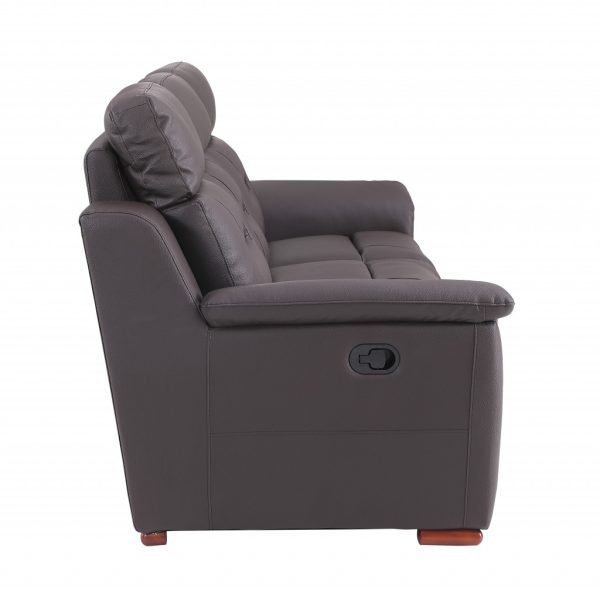 41" Brown Fascinating Leather Reclining Chair - Image 4