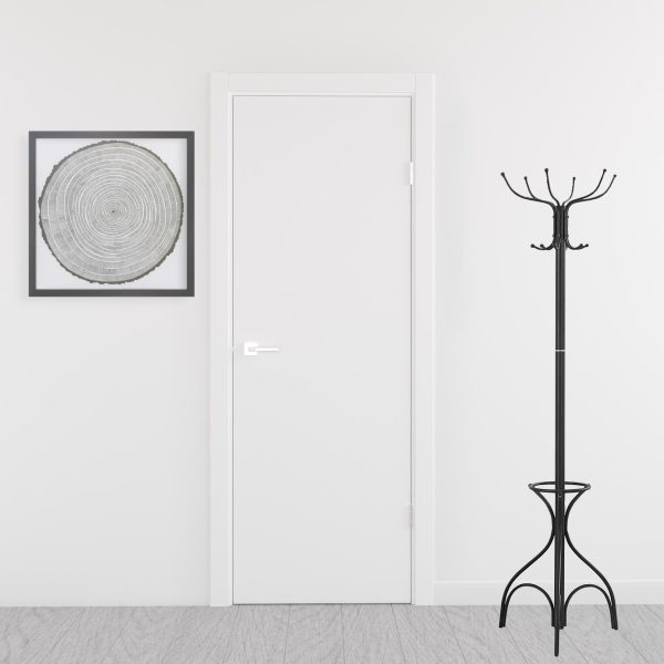 18" X 18" X 70" Black  Metal  Coat Rack - Image 2