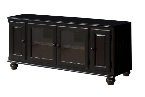 58" Black TV Stand - Image 3