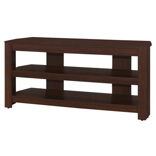 42" Dark Brown Open shelving TV Stand - Image 3