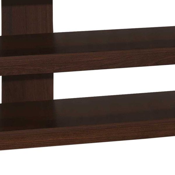 42" Dark Brown Open shelving TV Stand - Image 4