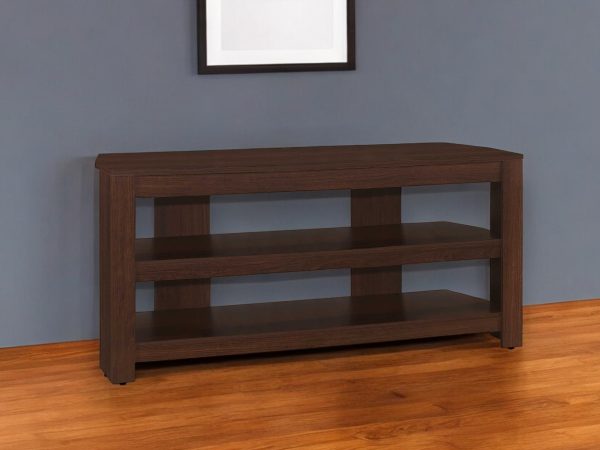 42" Dark Brown Open shelving TV Stand - Image 2